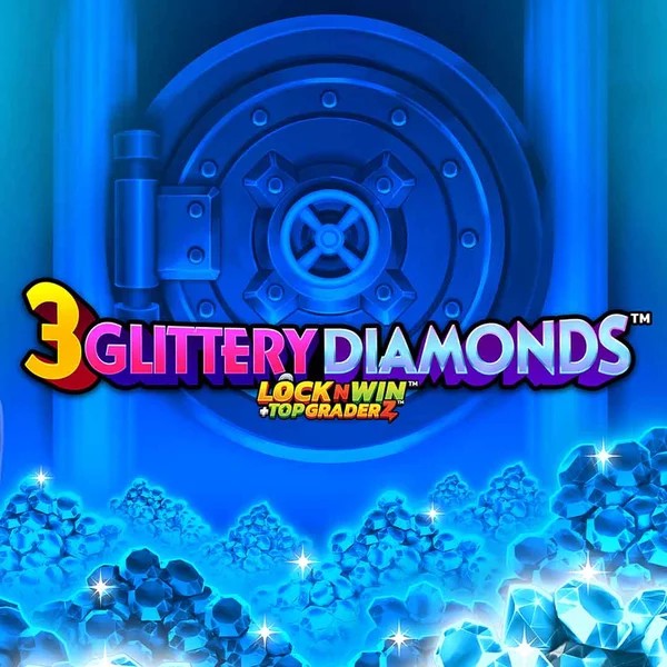 3 Glittery Diamonds casino game by PearFiction Studios – featured logo at Luckera Casino