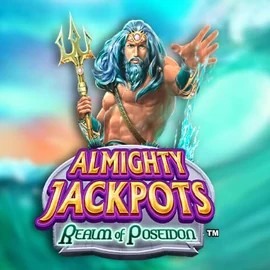 Almighty Jackpots – Realm of Poseidon logo by Novomatic at Luckera Casino