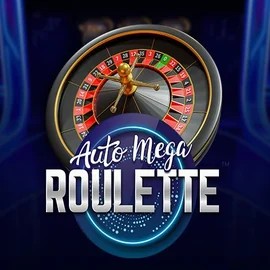 Auto Mega Roulette online game logo by Pragmatic Play on luckeracasino.eu