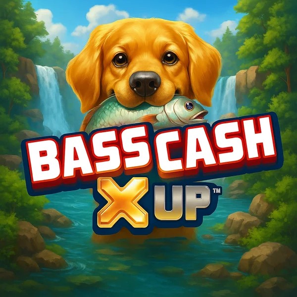 Bass Cash X UP logo by Alchemy Gaming at Luckera Casino