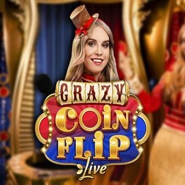 Crazy Coin Flip logo by Evolution Luckera Casino