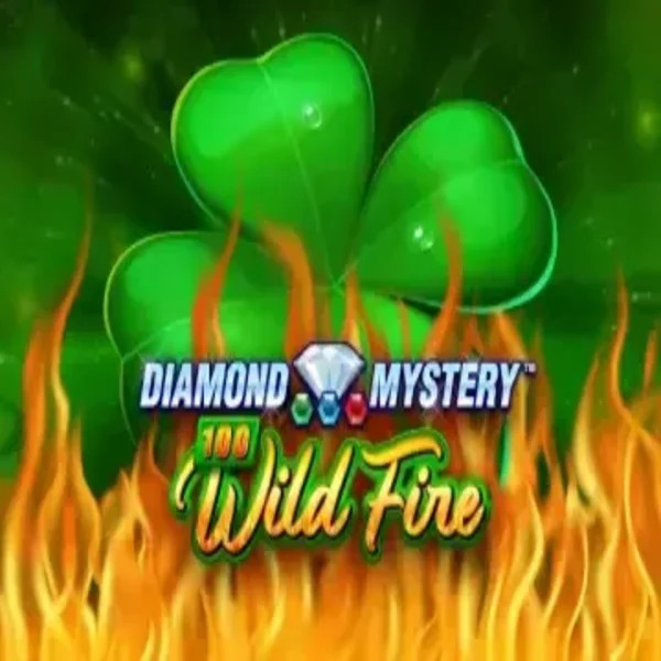 Diamond Mystery 100 Wild Fire by Greentube, showcased at luckeracasino.eu – game logo