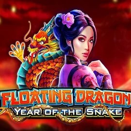 Floating Dragon Year of the Snake logo – Slots by Pragmatic Play at Luckera Casino
