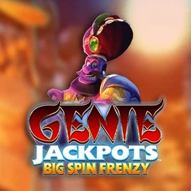 Genie Jackpots: Big Spin Frenzy online game logo by Blueprint Gaming on luckeracasino.eu