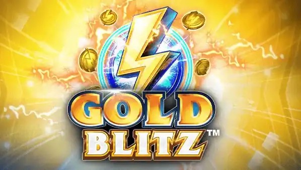 Gold Blitz slot logo by Fortune Factory Studios at Luckera Casino