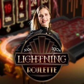 Lightning Roulette logo by Evolution Luckera Casino