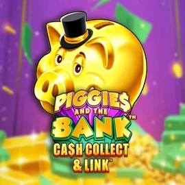 Official Slots logo: Piggies And The Bank Cash Collect & Link by Origins at Luckera Casino