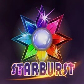 Starburst slot visual from NetEnt available on luckeracasino.eu