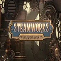 Steamworks The Workshop logo – Slots by Peter & Sons at Luckera Casino