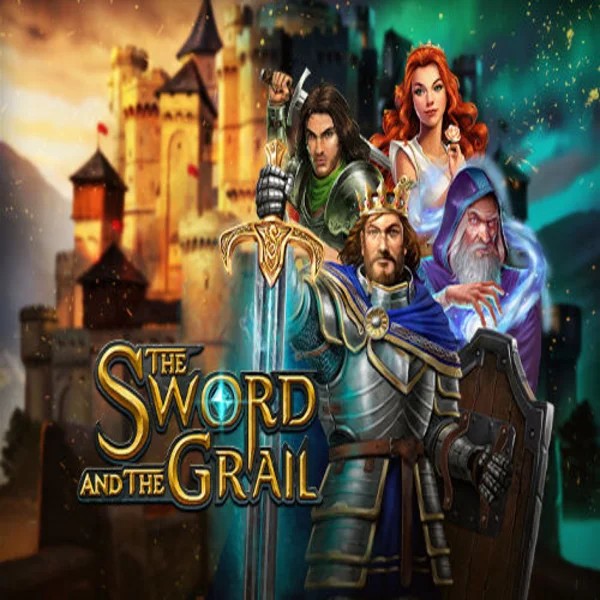 The Sword and the Grail online game logo by Play'n GO on luckeracasino.eu